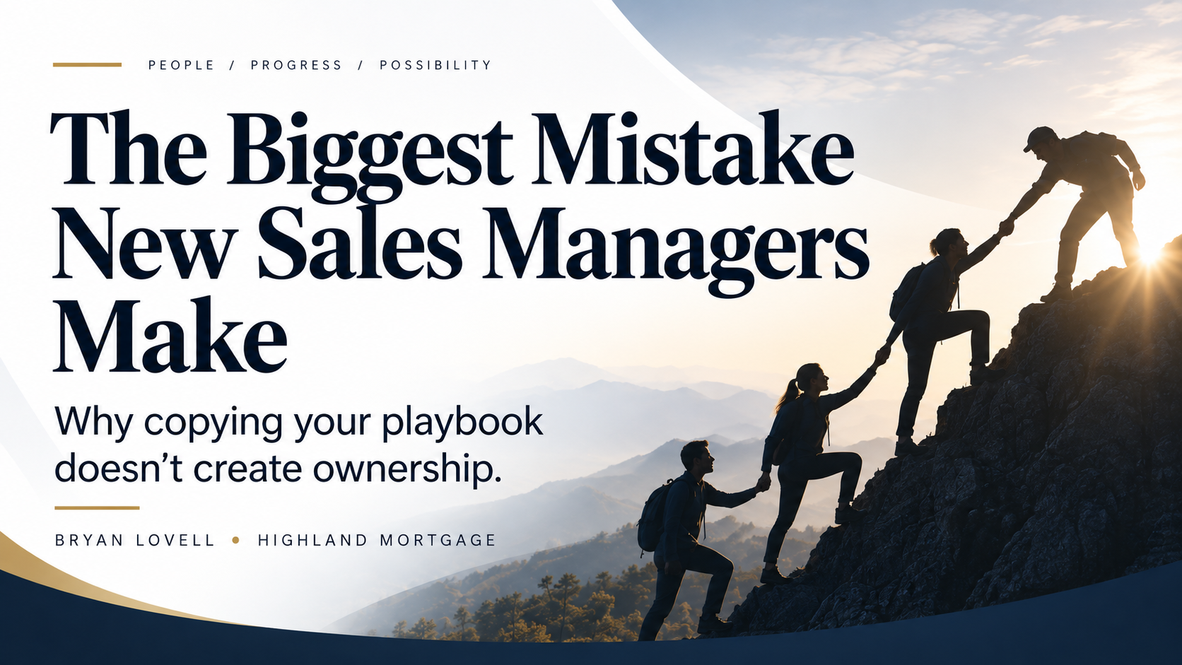 What's the biggest mistake new sales managers make?
