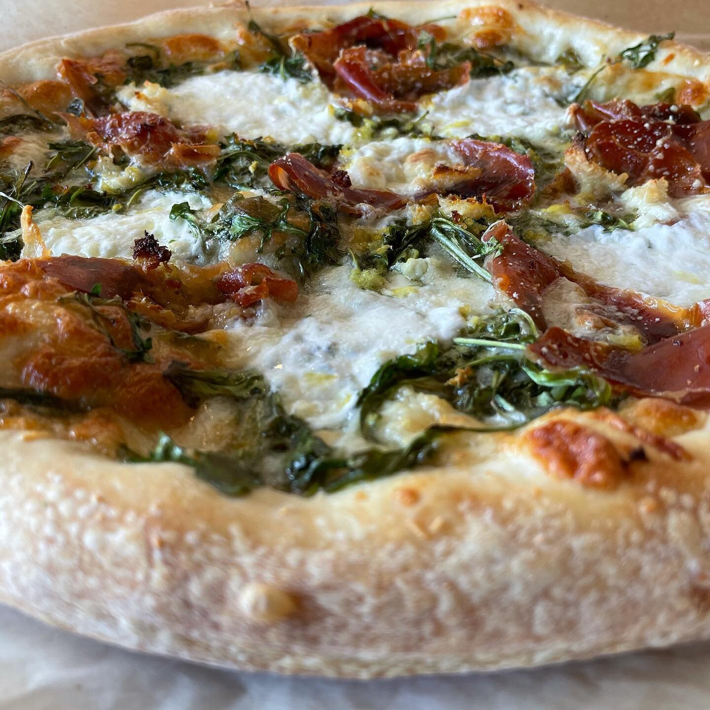 What do you get when you put crisp arugula, shaved prosciutto, creamy burrata and organic lemon zest together atop the best eat-at-home pizza in town? The Shandy - coming soon! Time to wake up your Spring taste buds. They&rsquo;re gonna love this!
