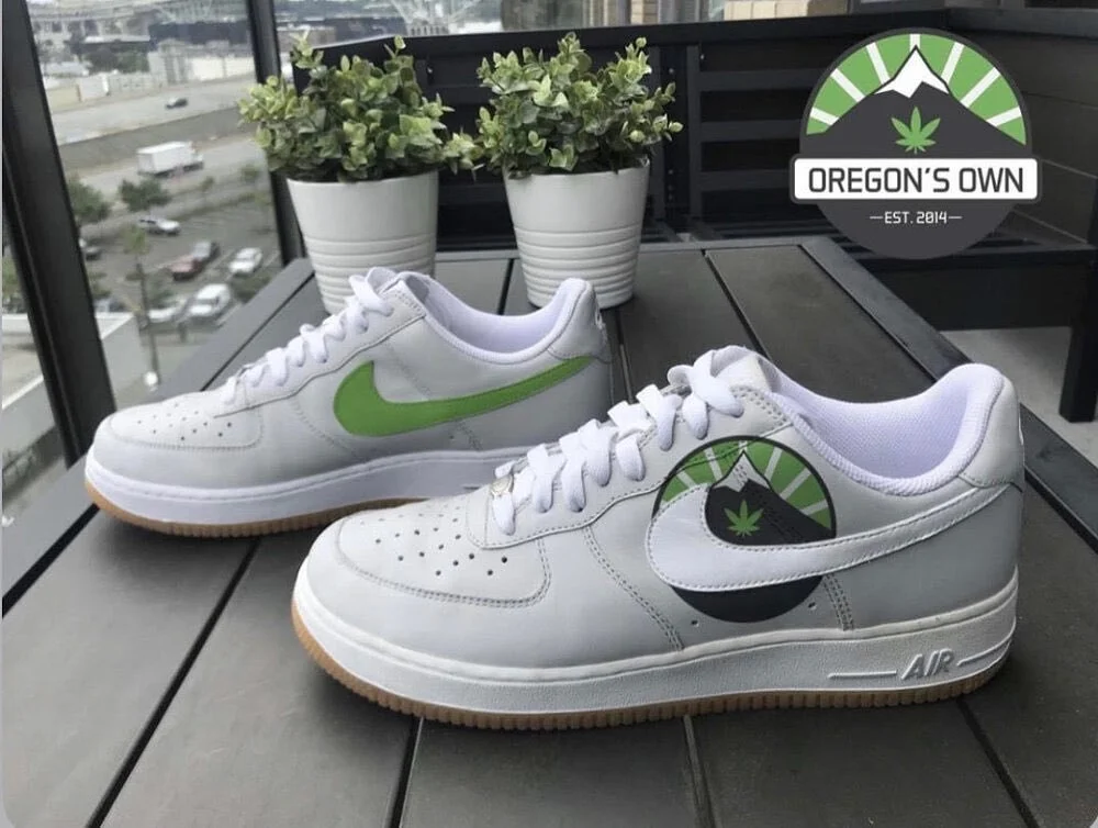 Fresh weed and fresh kicks. All @oregonsownportland