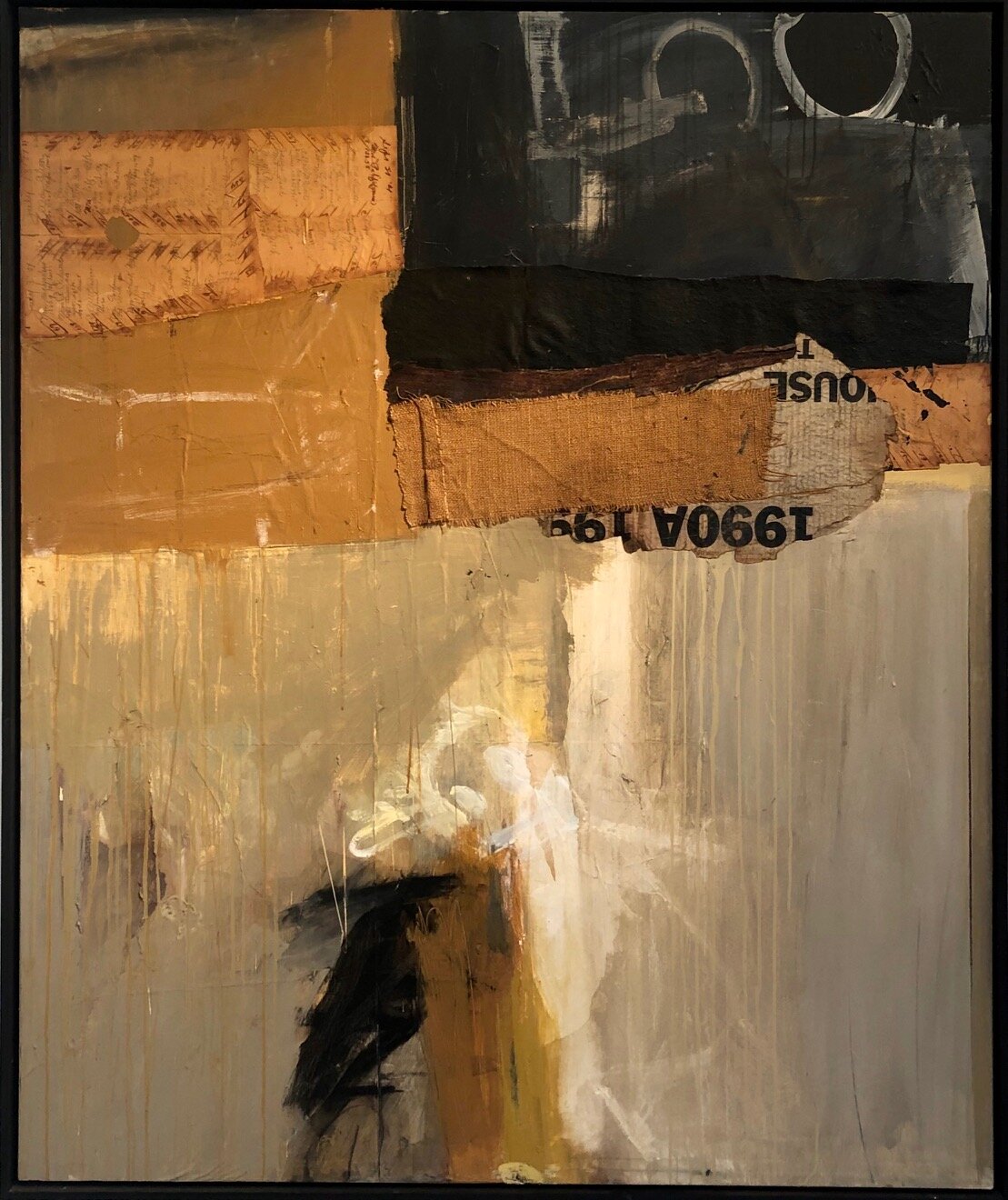 Gayle Mandle - Shelter, Mixed media, 61.75 x 51.5 inches