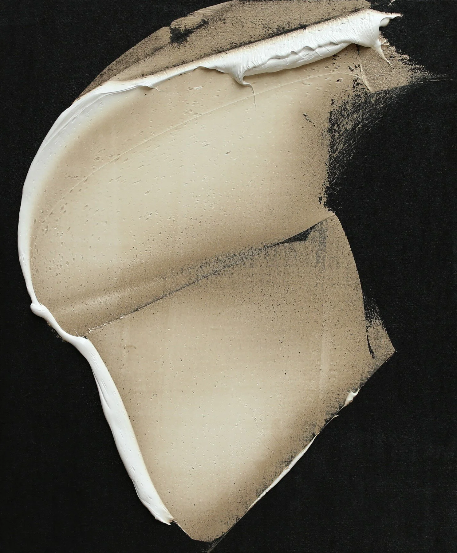 Richard Nocera - Autonomy of the Body, oil, tar on linen,24 x 20 inches