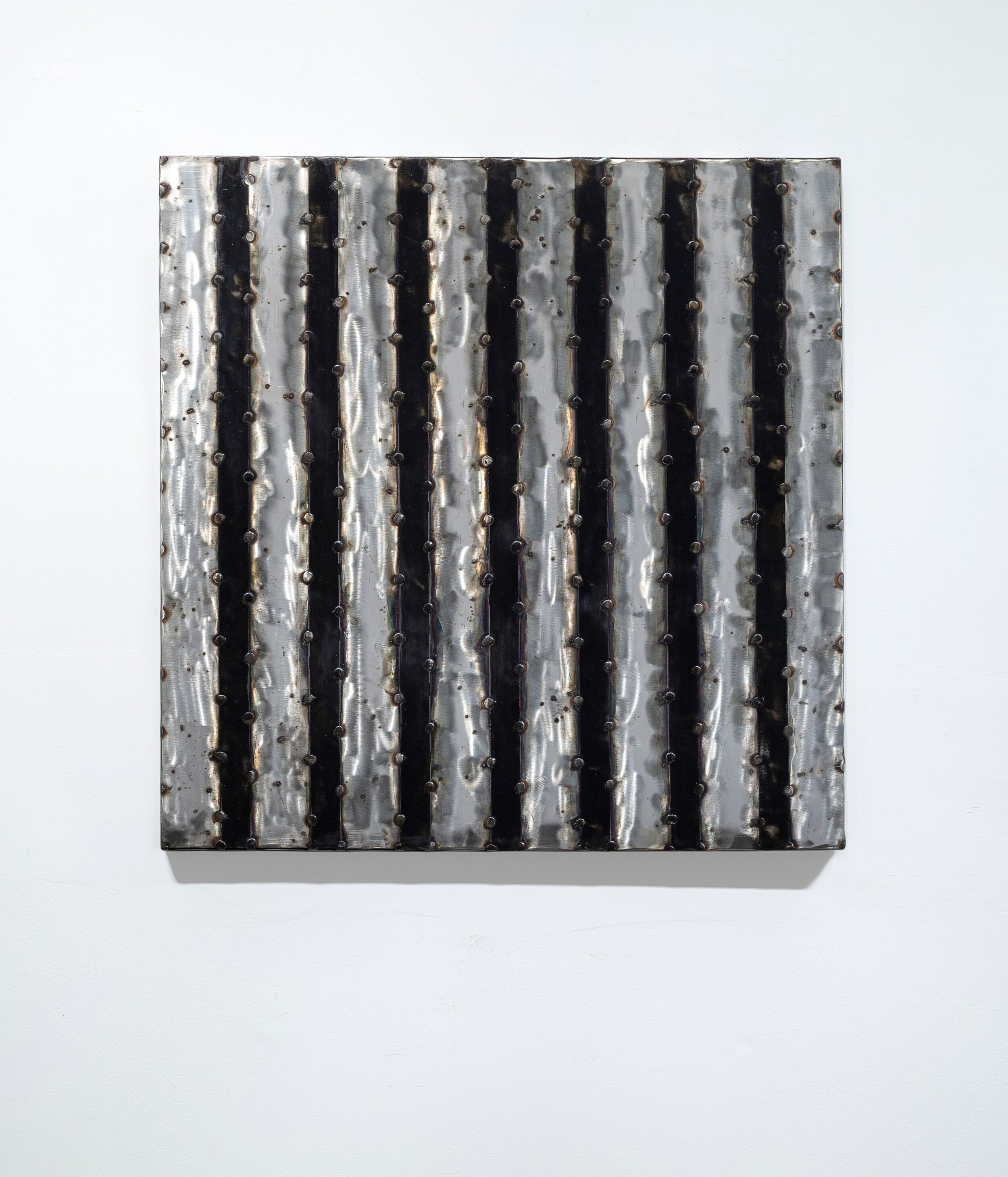 Yank #15, Steel and Stainless Steel, 23" x 23" inches