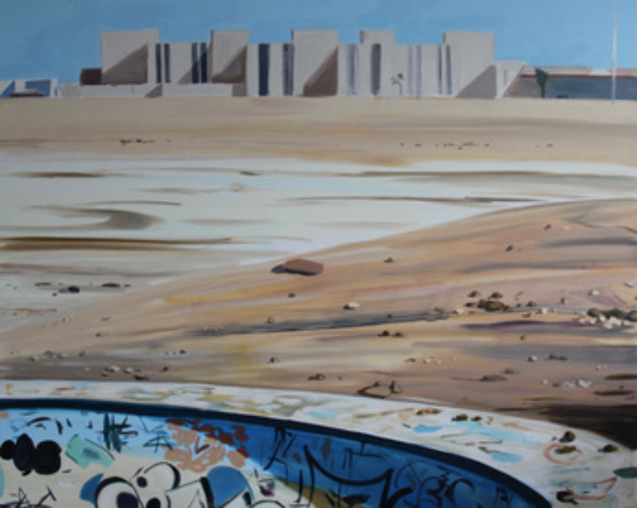 Barnes, Promised Land 48”x60”, oil on canvas