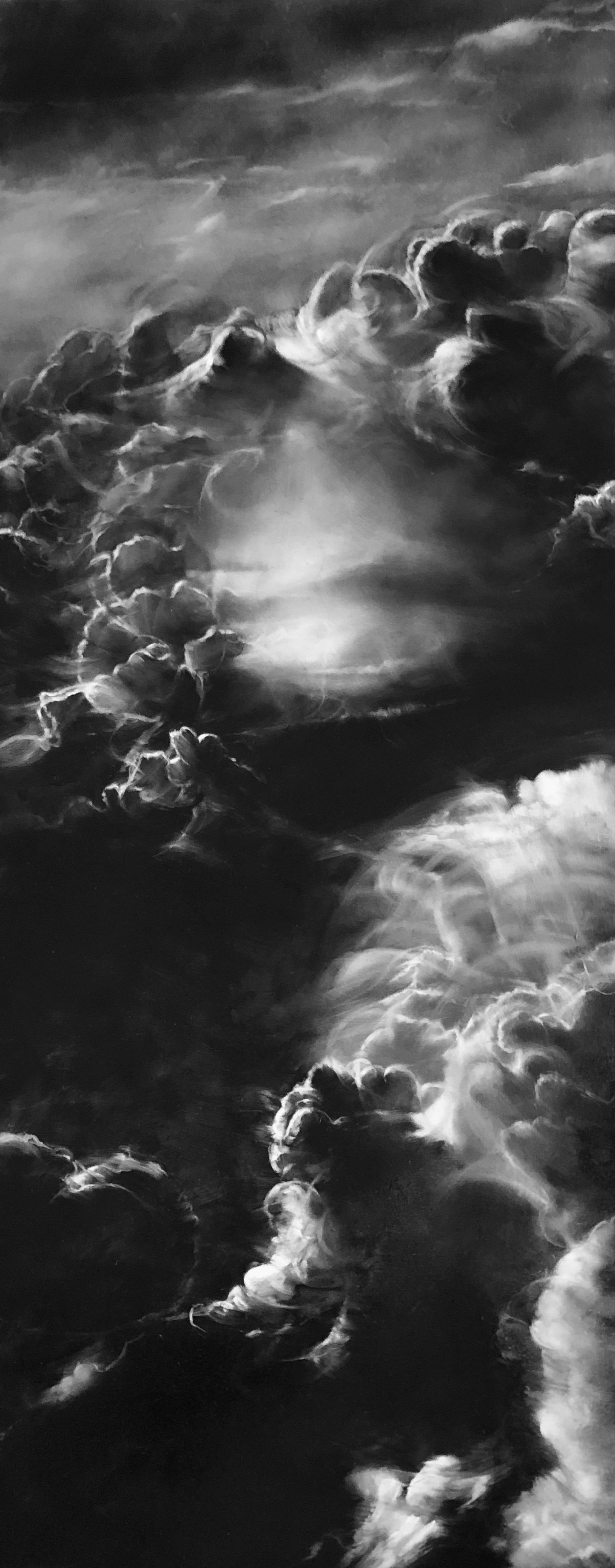 Jennifer Day "Highness" 60in x 24in oil on panel