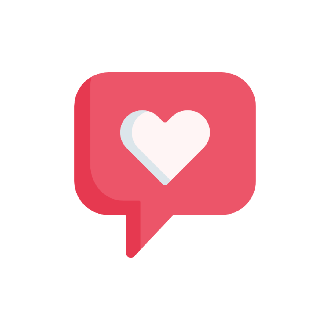Social Media Love Icon