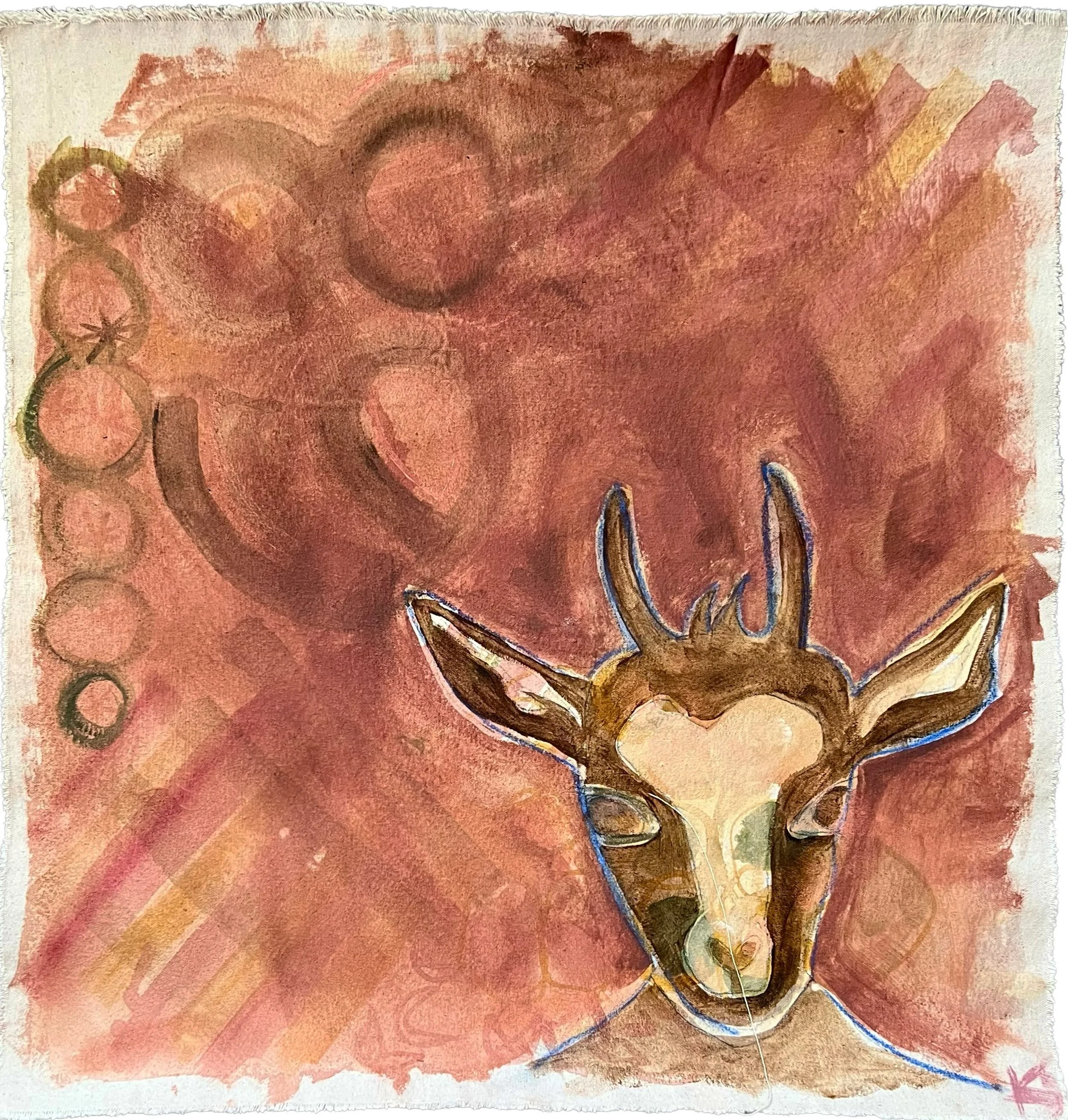 It&rsquo;s so fun to mix different textures with art. @kkristsmith creates these works on unstretched canvas that I like to mount on stretched canvas so you need no glass and you experience the raw joy of the original work.
.
.
.
#art #artoninstagram