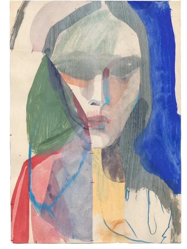 This is an original @tina_berning work on paper. I am in love with her women and her brush. All I can say is &ldquo;Go, Tina.&rsquo;
.
.
.
#art #artoninstagram #artistsoninstagram #watercolor #women