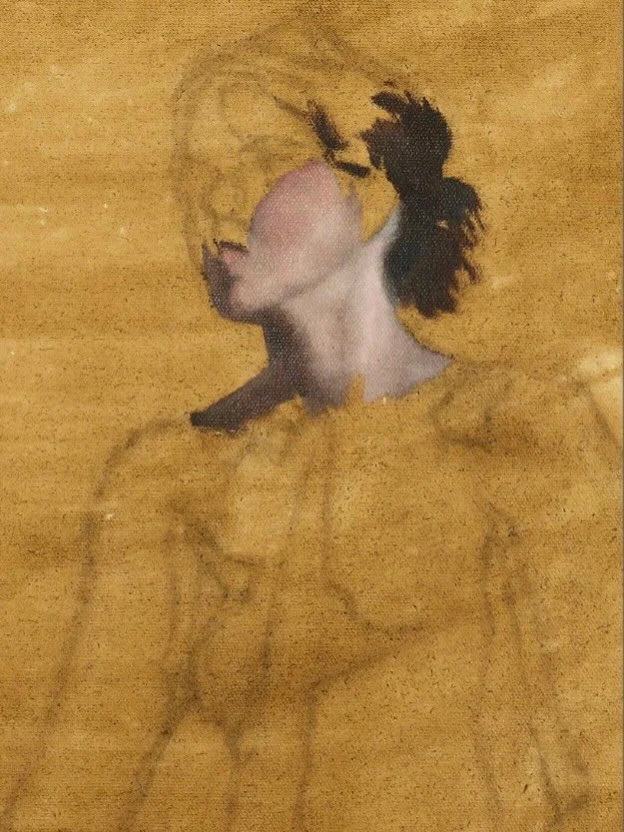 A tiny gem from NYC artist @jbmagid.
I find her mesmerizing. 
.
.
.
#art #artoninstagram #artistsoninstagram #gold #nyartist