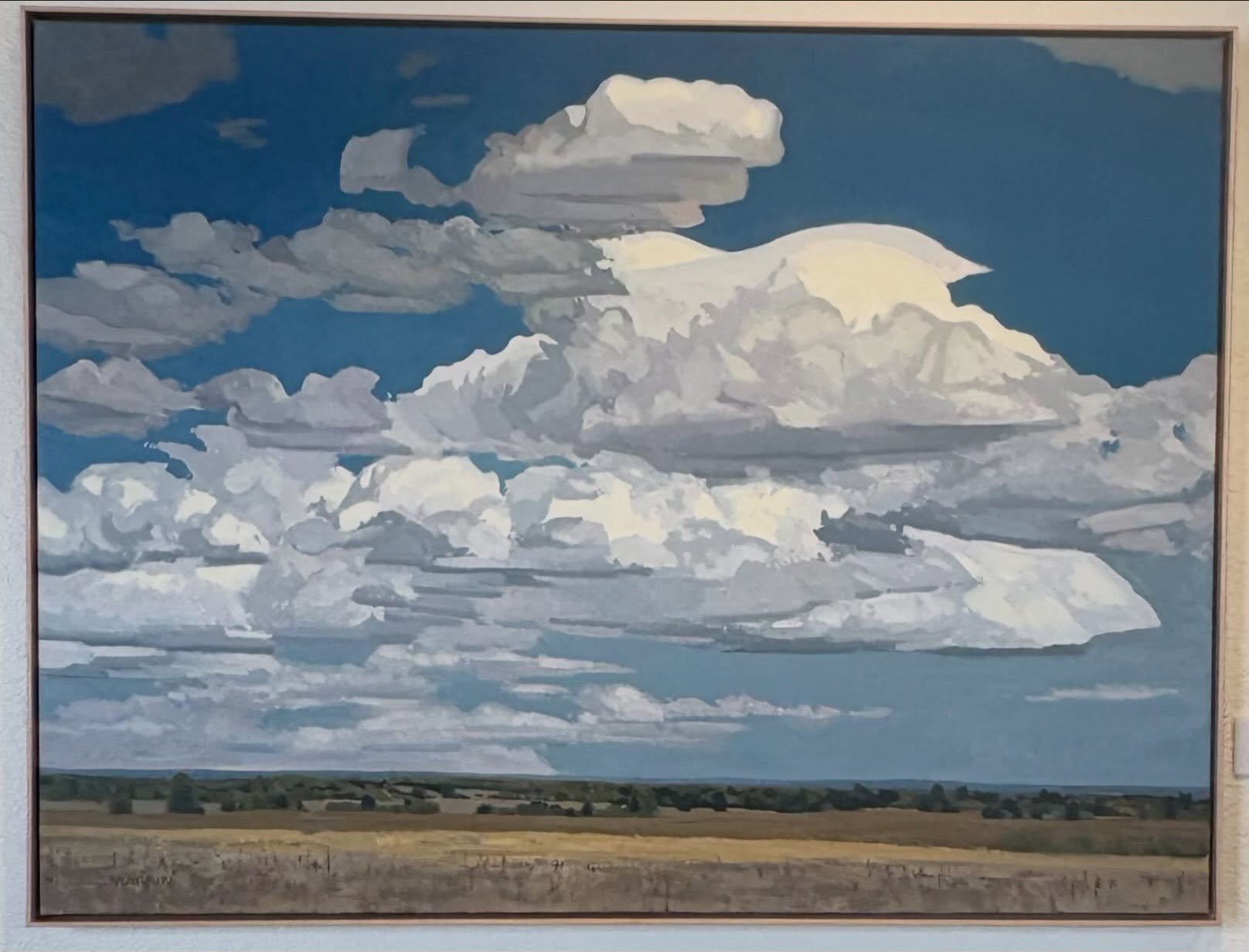 I rarely post landscapes but this series by @magrin_michael currently up @abendgallery is wonderful. Nothing like a Colorado cloud.
.
.
.
#art #artoninstagram #artistsoninstagram #landscape #colorado