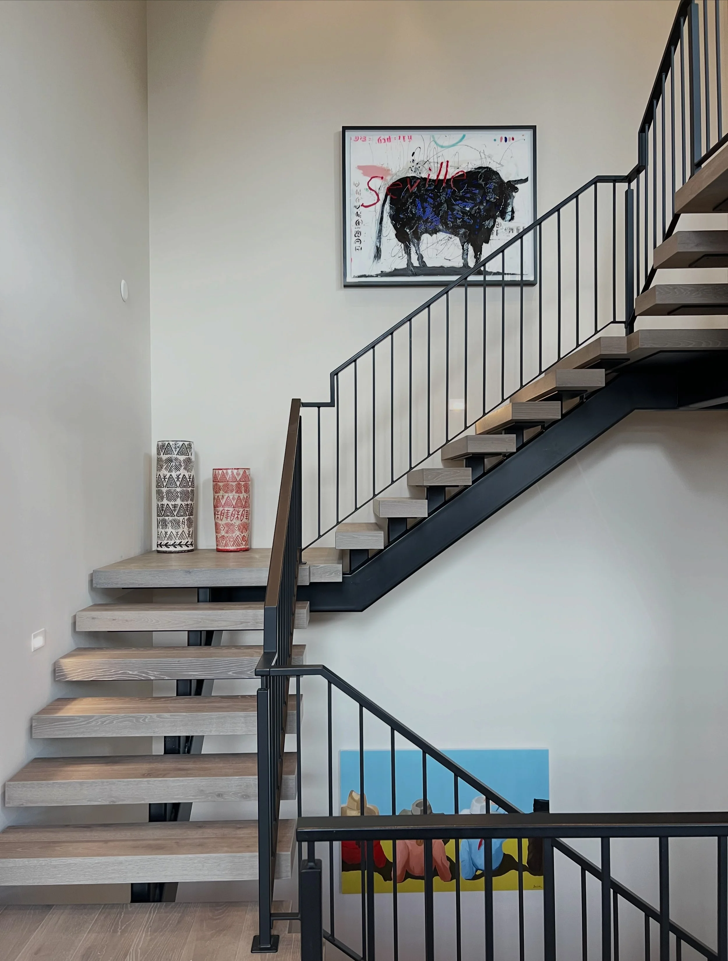 Amazing mountain install with @marthalordinteriors. Her design made the art look even better.
#art #artoninstagram #artistsoninstagram #mountainhome #insitu