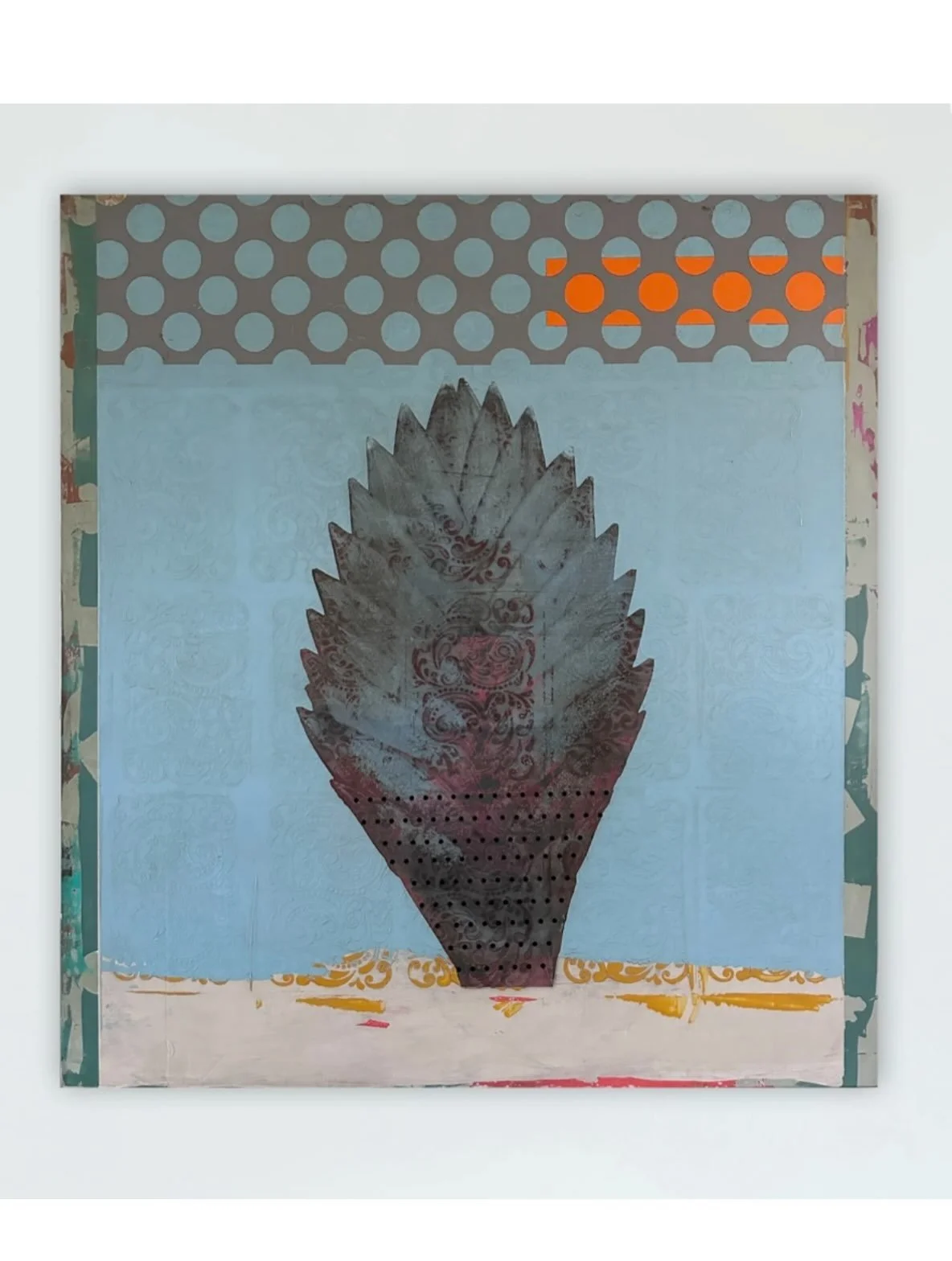 Once a day (at least) I see a piece of art I want to find a good home for. This Melinda + Joseph Ostraff is today&rsquo;s heartthrob.
.
.
.
#art #artoninstagram #artistsoninstagram #quill #abstractart