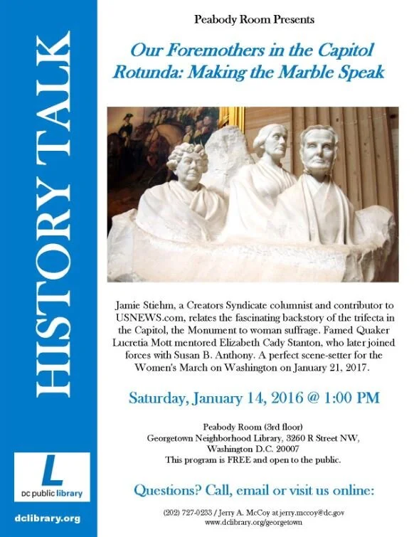Our Foremothers in the Capitol Rotunda: Making the Marble Speak