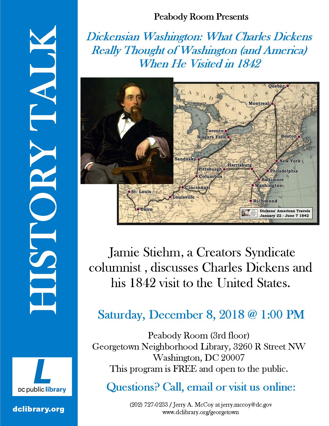 Dickensian Washington: What Charles Dickens Really Thought of Washington (and America) When He Visited in 1842