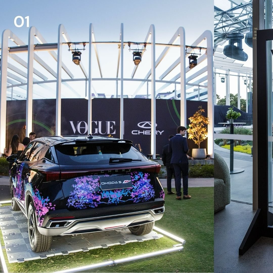 Gig: Chery Car Launch
Client: SUBVRT
Job: Audio | Lighting | Video

The Calyx played a perfect backdrop for the product launch of two new models of luxury SUV by @cheryaustralia - the Omoda E5 and the Tiggo 4 Pro - presented in partnership with @vogu