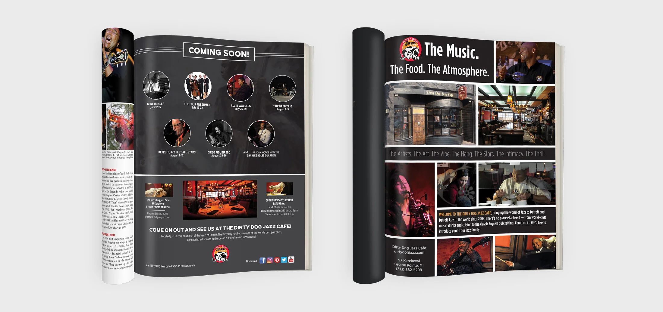 Dirty Dog Jazz Café - Print/Digital Advertisement