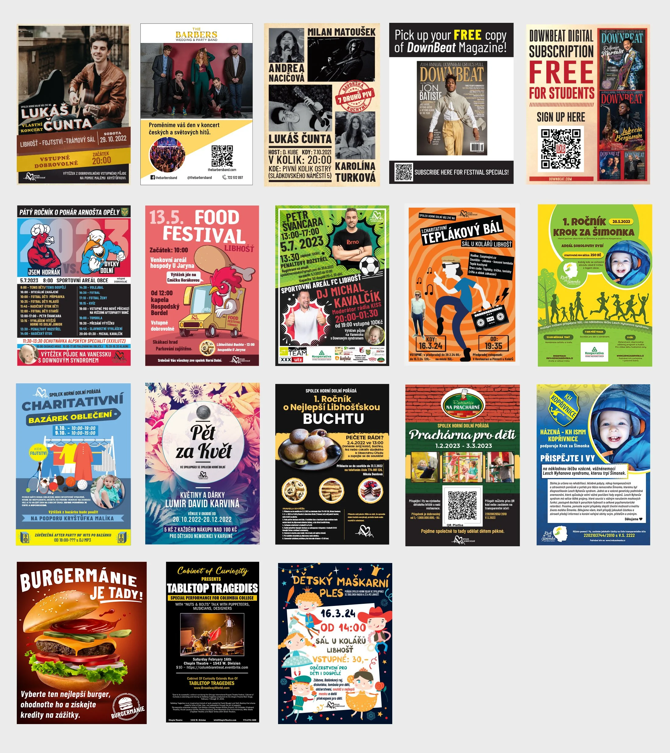 Posters, Billboards, Flyers