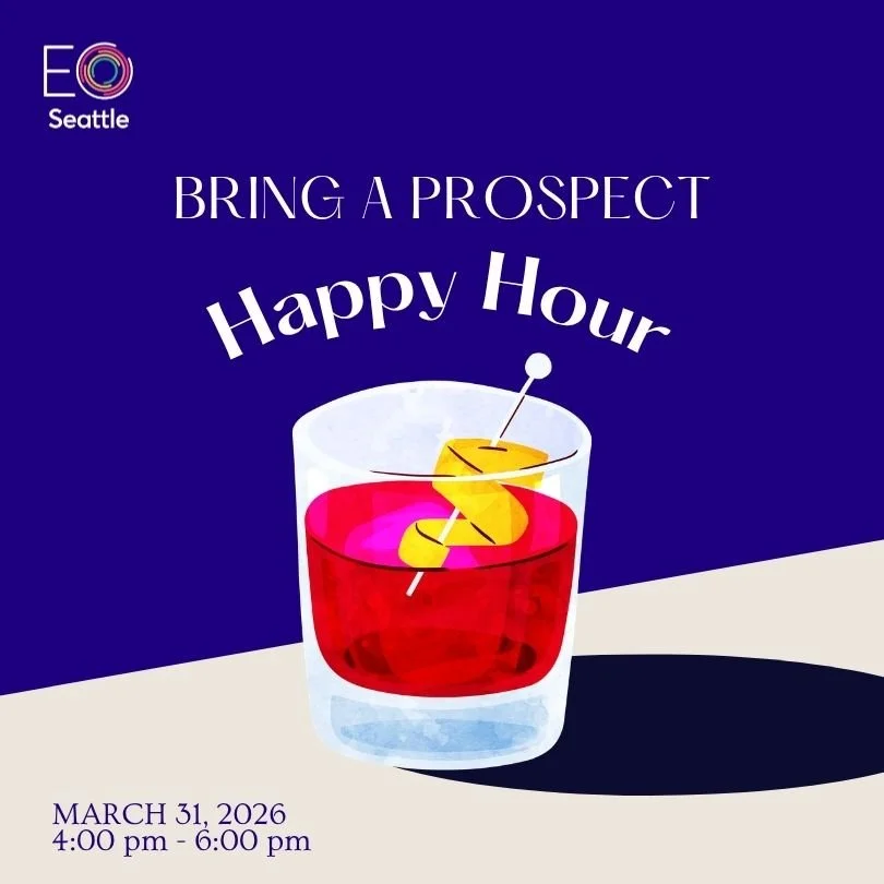 Join EO Seattle for a relaxed and engaging evening at the Columbia Tower Club. This Bring a Prospect Happy Hour offers a casual opportunity to connect with fellow entrepreneurs, introduce prospective members to EO, and explore the newly r