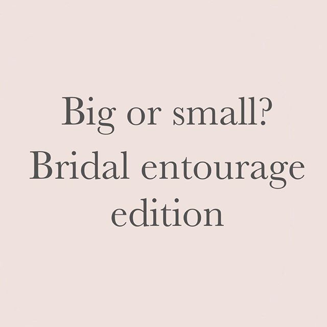 #TipsOnTuesday 
Bridal Entourage Edition 🌸