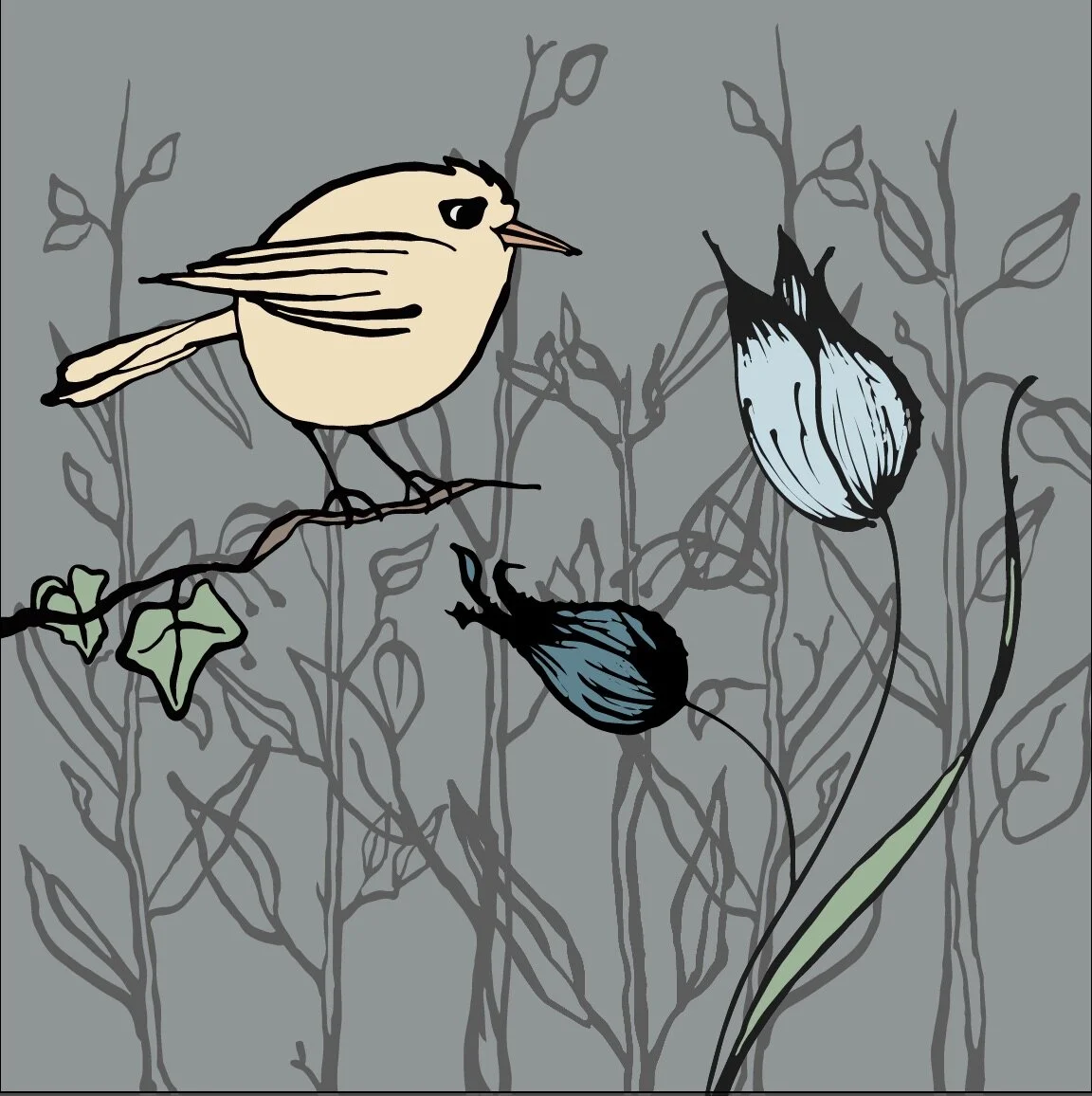 bird tulips gray.JPG