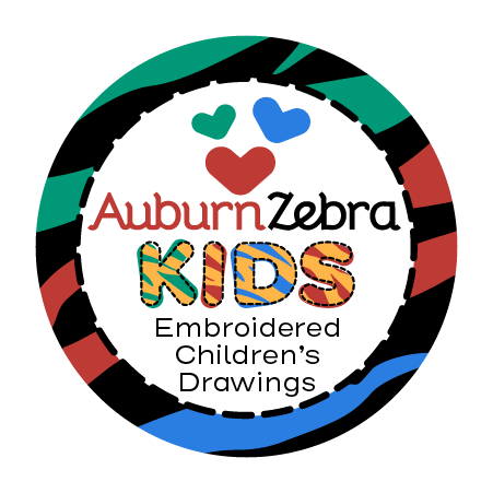 Embroidered Kids Drawings