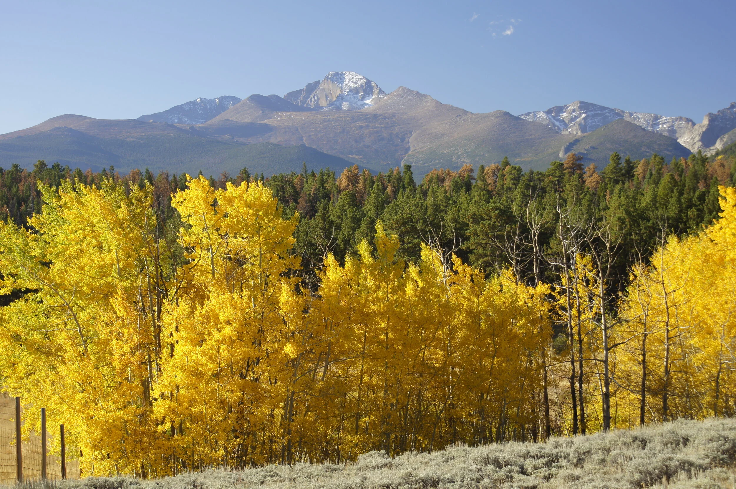 Rocky Mountains in the Fall