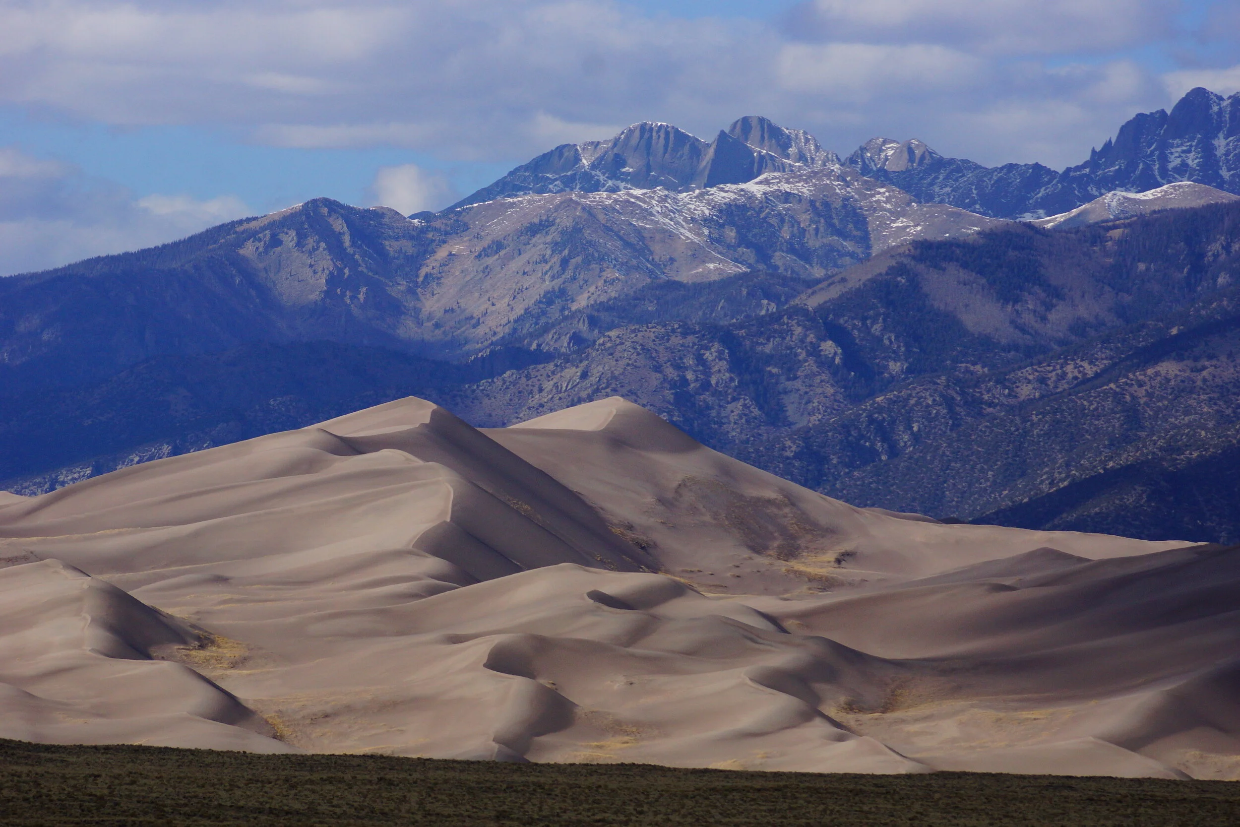 Mountain and Sand Dunes