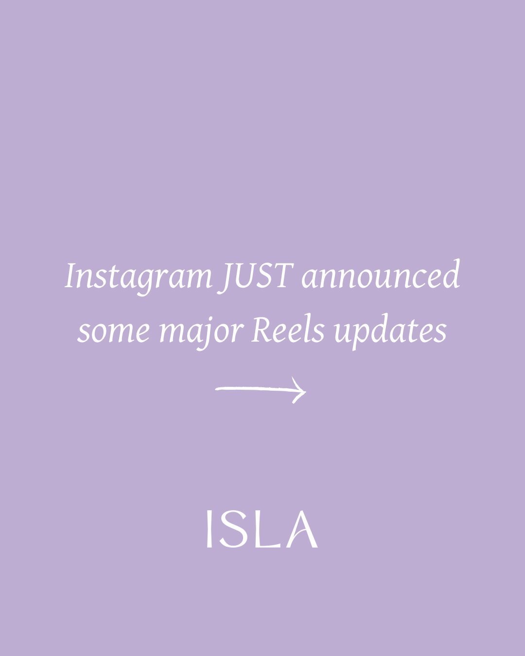 Here's the lowdown on REELS &gt; swipe across for the updates you need to know about and how you can make this work for your business!⁠
✨ All video content is now posted as reels (including gifs so make sure you are not posting squares anymore!)⁠
✨ T