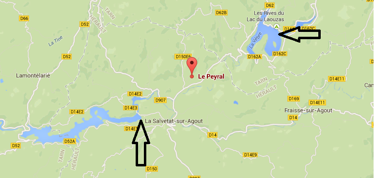 7389-stuwmeren in de buurt van Camping Le Peyral in Parc Natural du Haut Languedoc.png