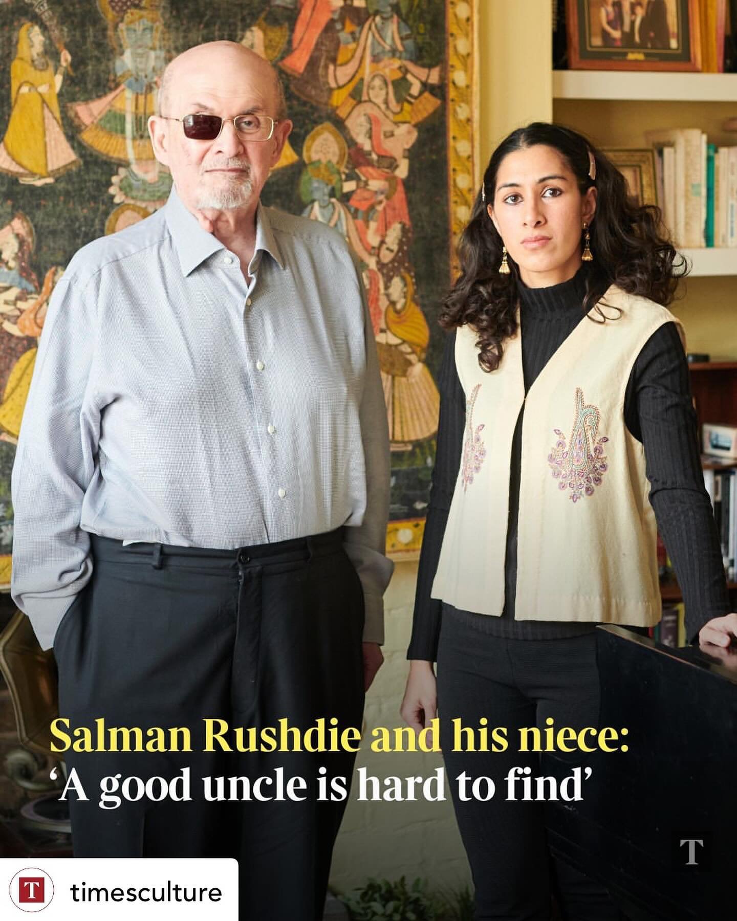 In today&rsquo;s @sundaytimesmagazine @timesculture : Relative Values with @salman.rushdie ! #linkinbio #linkinstory #atthenewsagent