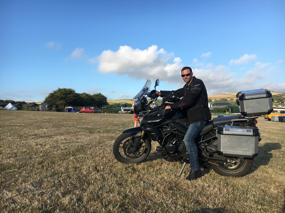 Ride the miles motorcycle campsite Croyde Devon Freshwell.jpg