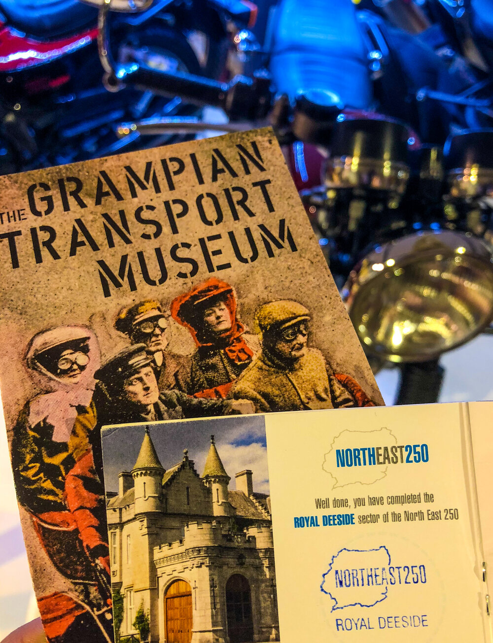 Ride the miles NE250 stamp Grampian Transport Museum.jpg