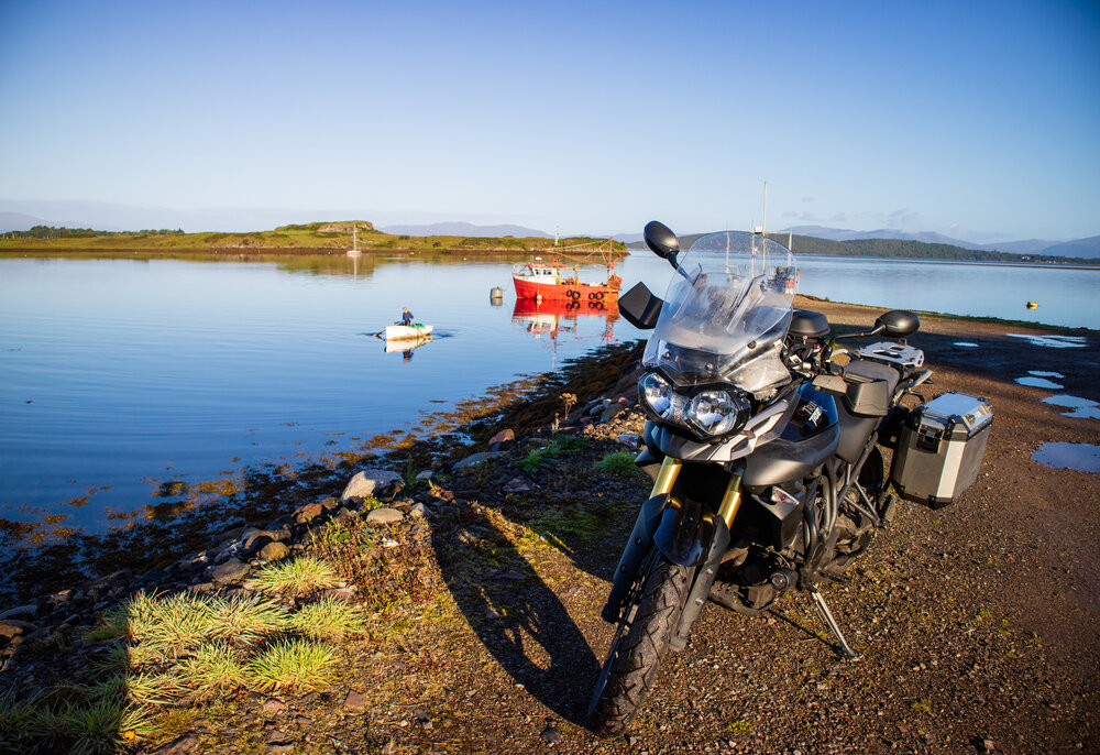 Ride the miles Scotland solo motorbike trip Connel Tiger 800.jpg