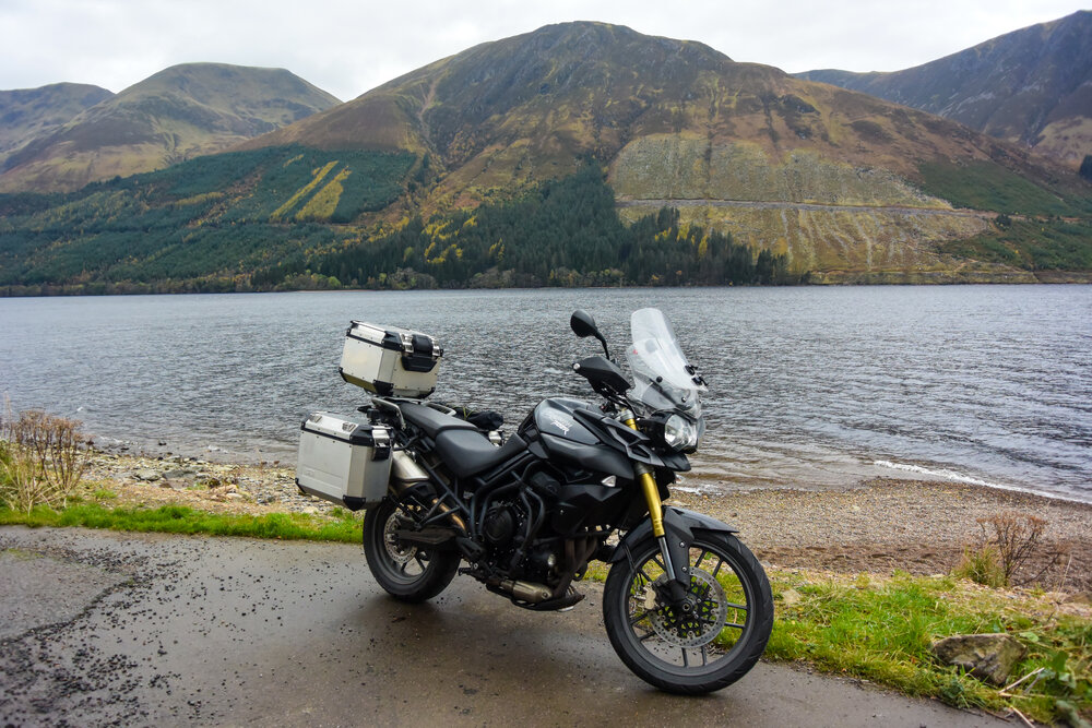 Ride the miles scotland motorbike trip Oban Triumph Tiger 800.jpg