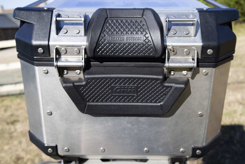 Givi Trekker Outback top box and pad