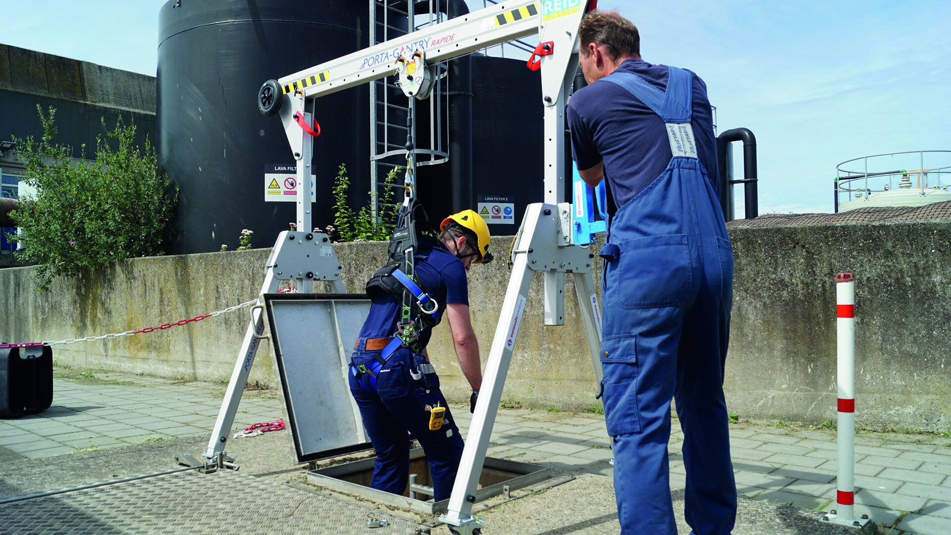 Porta Gantry Rapide in confined space access