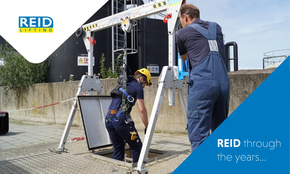 Take a look back at REID with our aluminium mobile gantry and davit ...