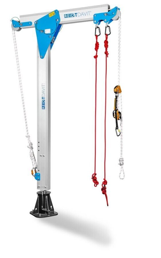 Why is the new T Davit the ideal anchor lifting system for Rope Access and  working at height tasks — REID Lifting