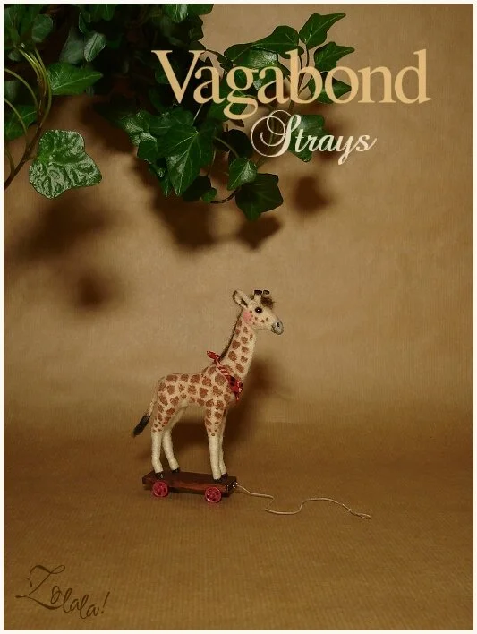 Giraffe pull toy ~ "Rookie"