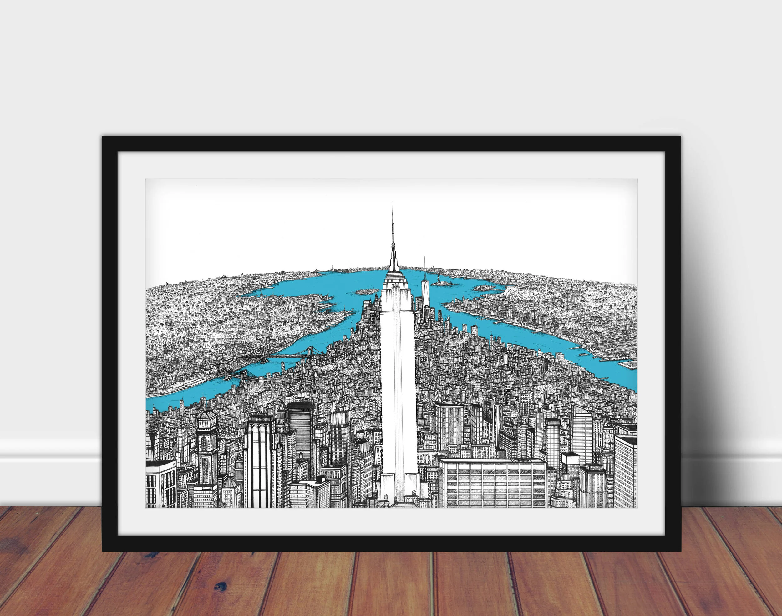  If you can’t make it there, you can at least live there for a while, then draw a map dedicated to it.   Available  A2 Print  