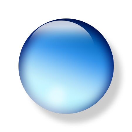 A lickable water drop.