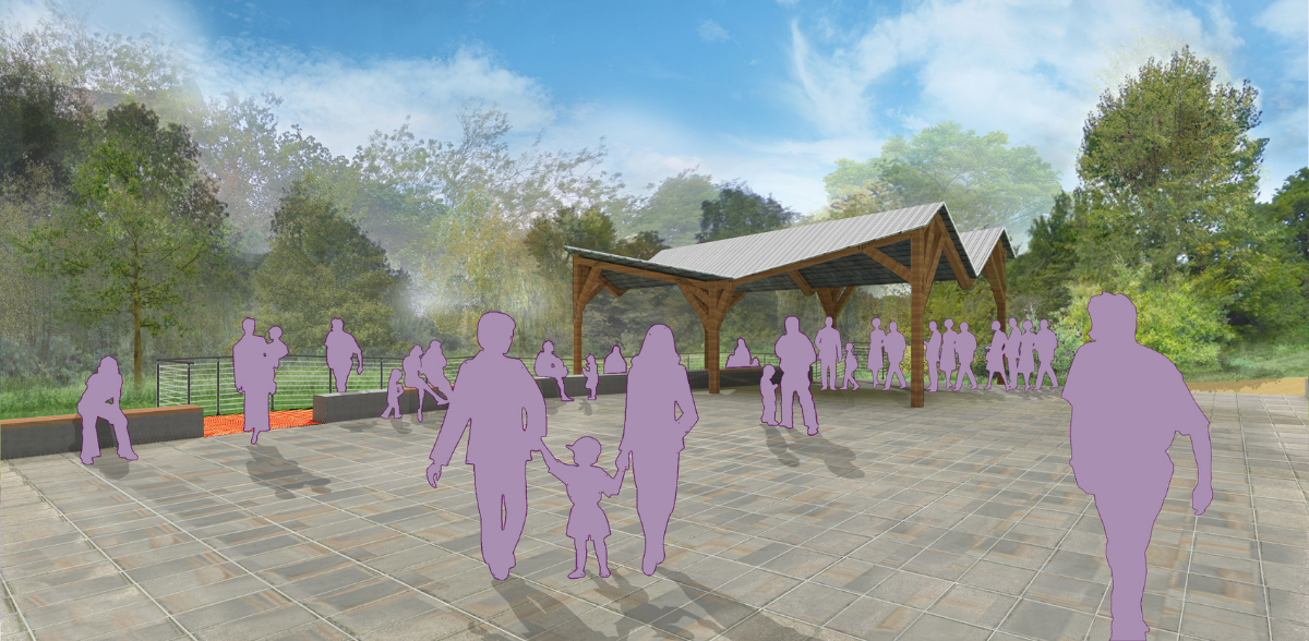 Western Avenue, bunching shed view