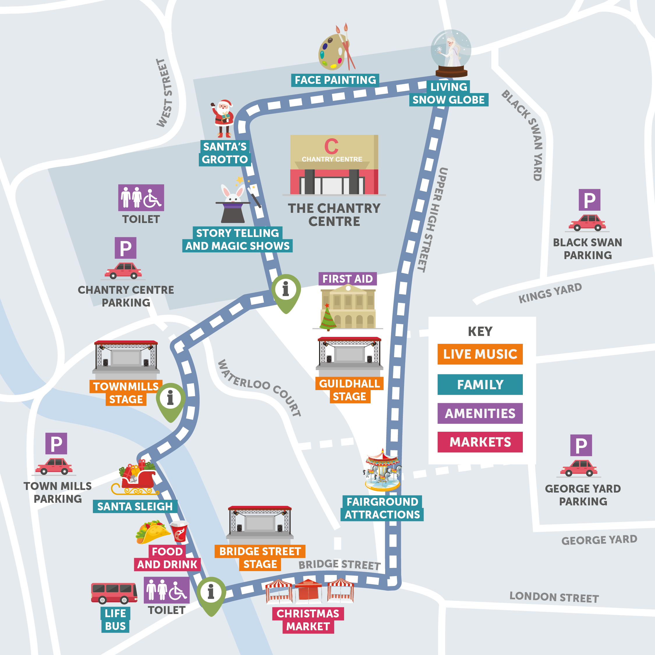 Andover Christmas Festival — ANDOVER TOWN CENTRE