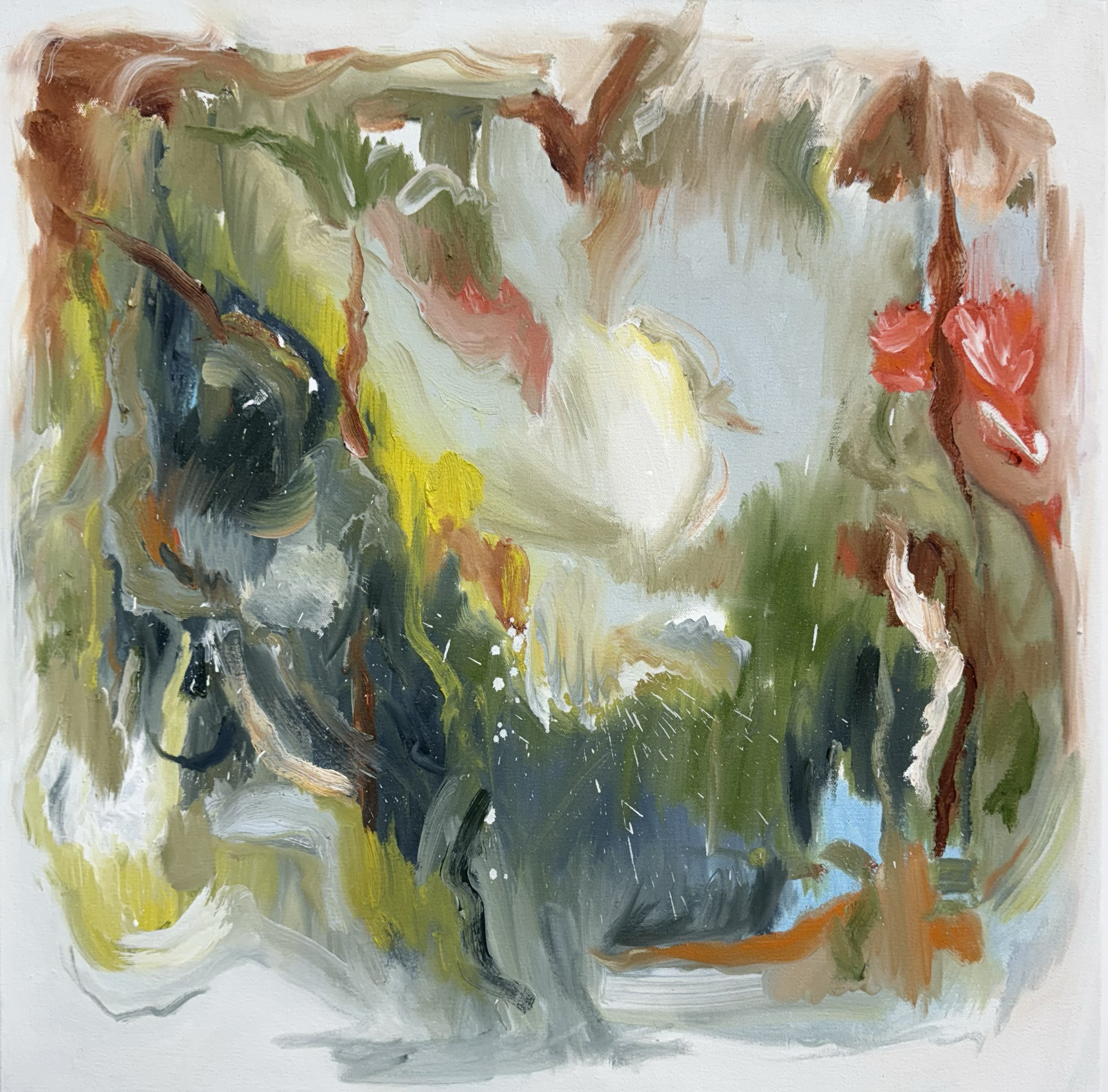 De cerca también se ve. (Up close)
Oil on canvas
24x24 in (60.96 x 60.96 cm)
FEP010.2026