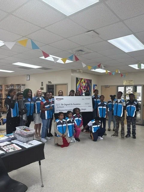 Original Six Foundation Celebrates Surprise $10,000 Gift from Amazon During Student Career Visit