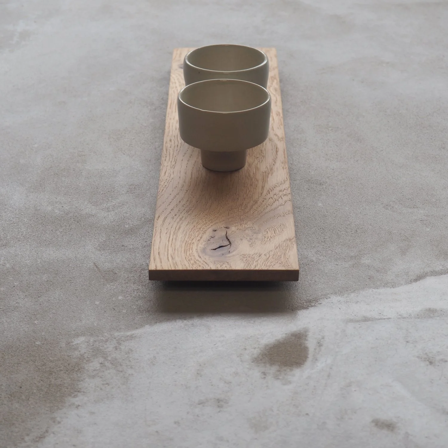 small oak tray/plinth 1