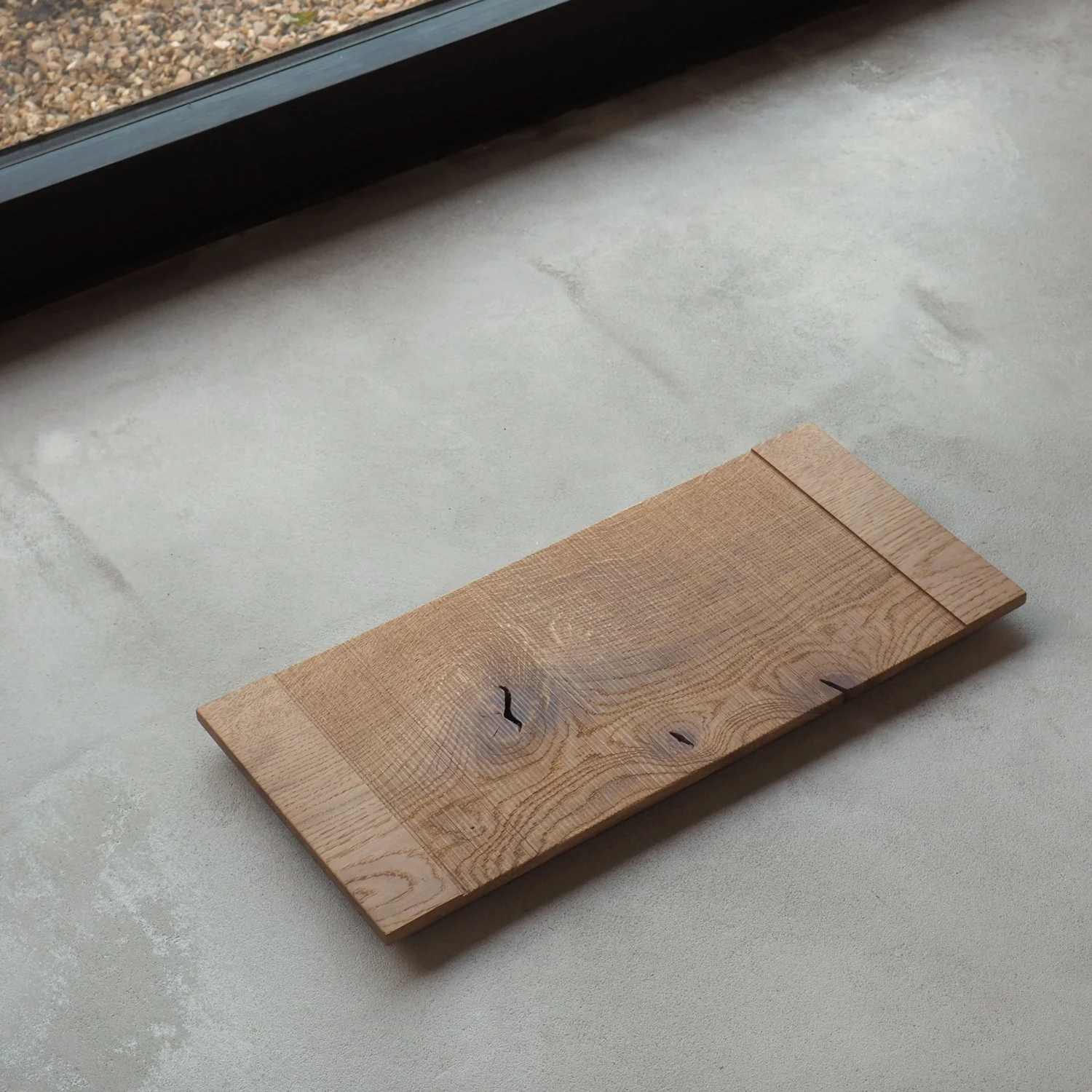 oak tray with sawn texture 2