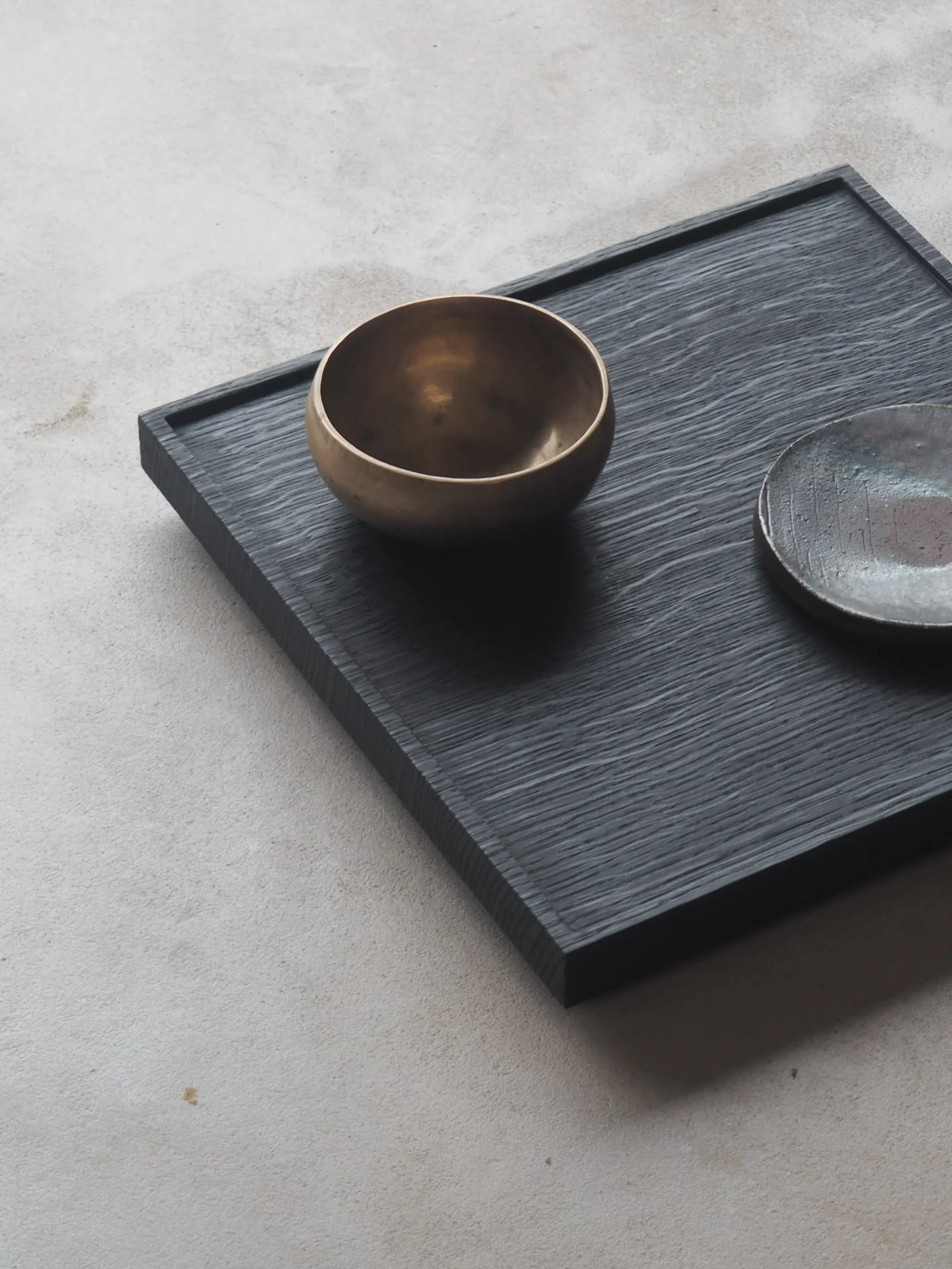 Everyday Rituals, with our Burnt English Oak Square Tray.
