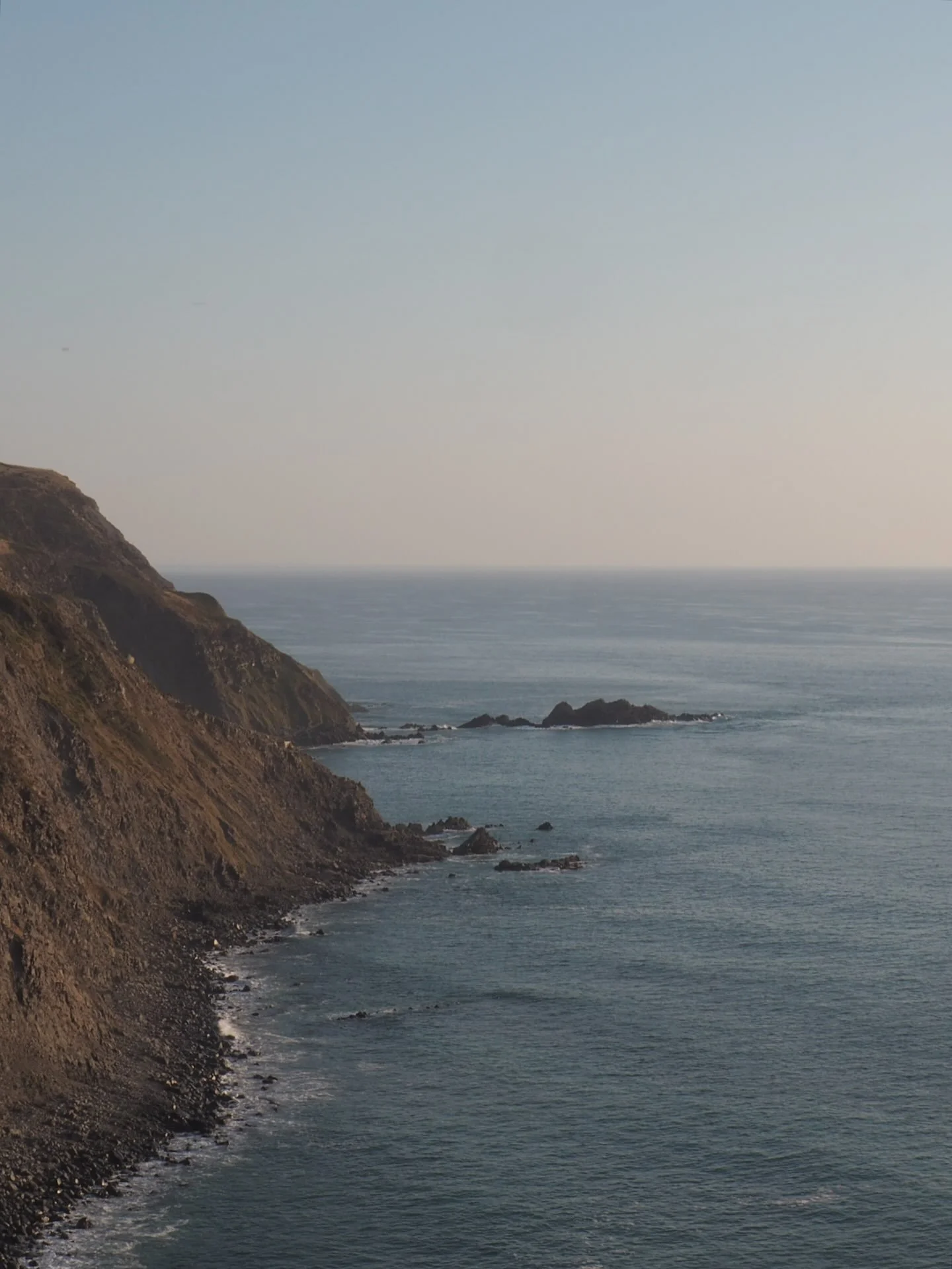 This light and the stillness of the sea.