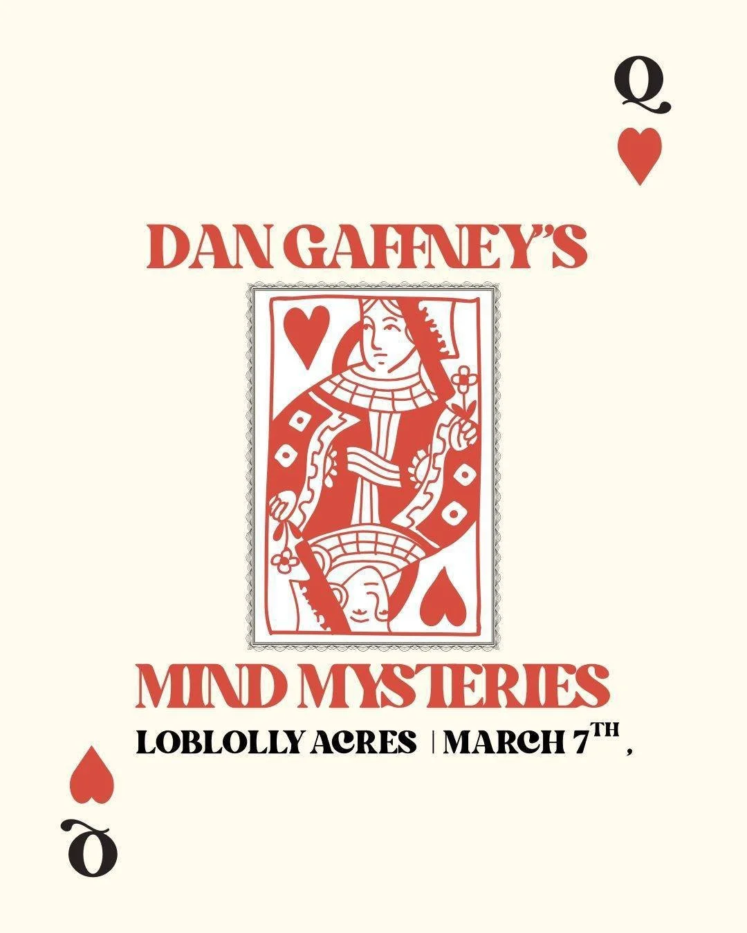 COMING SOON ✨Dan Gaffney's "Mind Mysteries" + Dinner by Big Fish Grill

A fun interactive live show of mind-reading magic where YOUR thoughts are the props! Dan reveals private thoughts, detects lies, reveals cell phone numbers, pin numbers