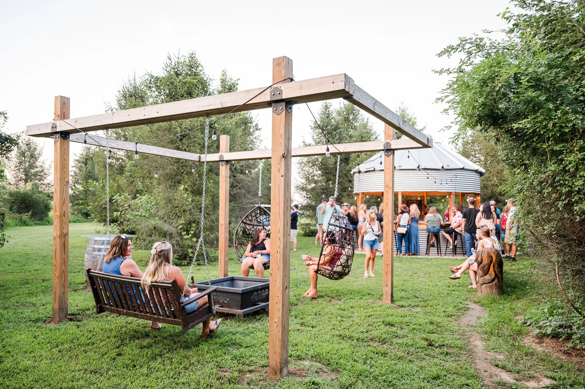 Take a little stroll through our old Christmas Tree fied to find The Old Pine Bar when you visit us this summer! 

Photos by @flatridgephotography
